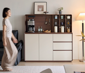 Buffet <span class=keywords><strong>de</strong></span> style moderne, meubles <span class=keywords><strong>de</strong></span> salle à manger chinoise, compartiments <span class=keywords><strong>de</strong></span> <span class=keywords><strong>rangement</strong></span> spacieux pour la cuisine, utilisation en extérieur, hôtel, panneaux <span class=keywords><strong>de</strong></span> particules - Product Image 3
