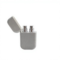 Ensemble de 2 vaporisateurs de parfum de voyage rechargeables en forme de carte, format poche, remplissage par le bas, couleur personnalisée
