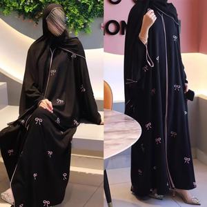 Nouvelle Robe <span class=keywords><strong>Abaya</strong></span> Femme Turque à Prix Avantageux pour Mosquée, Moyen-Orient, Musulmane, Style Européen, Abayas de Femme Dubaï en Gros - Product Image 2