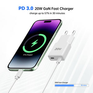 <span class=keywords><strong>Cargador</strong></span> Portátil Tommox de 20W Tipo C, Cargadores USB-C para Teléfono Móvil, Venta al por Mayor, Carga Rápida - Product Image 2