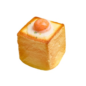 Mini <b>Egg</b> Toast Shape Bread Squishy Cute Small Trending <b>Toys</b> Wholesale PU Realistic Bread Slow Rising Squishy Stress-Relief <b>Toys</b> - Product Image 1