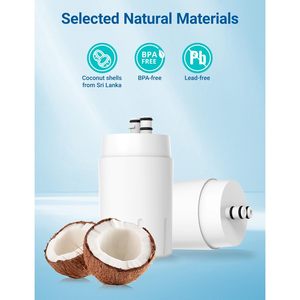 Cartouche de filtre à eau Cobectal 36311, paquet de 2, pour systèmes de robinets Brita, usage domestique - Product Image 6