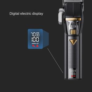Cortapelos profesional Maglve Motor de alta velocidad Zero Gapped DLC T Blade Trimmer para barberos Fuente de alimentación USB - Product Image 3