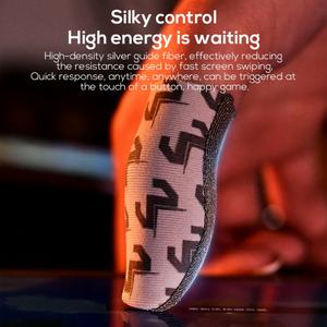 ปลอกนิ้วเล่นเกม PUBG รุ่น Memo FS02 ป้องกันเหงื่อ ทนทาน ปลอดภัย ผลิตจากวัสดุสีเงิน สำหรับเกม PUBG Mobile - Product Image 2