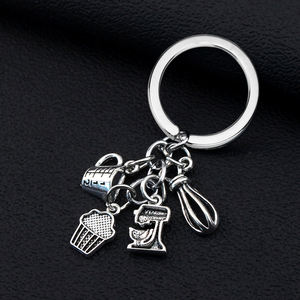 Cuisson porte-clés Cupcake presse-agrumes crème glacée modèle pendentif <span class=keywords><strong>Chef</strong></span> boulanger accessoires de cuisson gâteau fabricant porte-clés cadeaux - Product Image 3