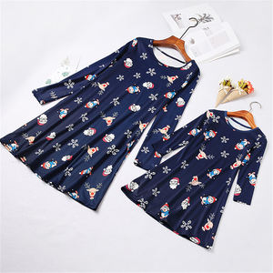 Pyjamas <span class=keywords><strong>de</strong></span> Noël confortables imprimés personnalisés enfants dames <span class=keywords><strong>robe</strong></span> <span class=keywords><strong>de</strong></span> nuit vêtements <span class=keywords><strong>de</strong></span> nuit vêtements <span class=keywords><strong>de</strong></span> nuit femmes maman et moi pyjamas - Product Image 4