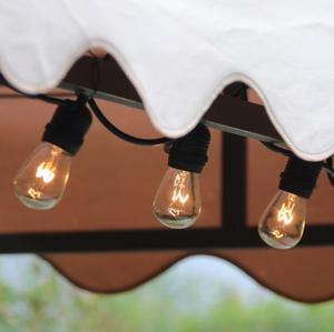 Đèn Dây Ngoài Trời 48Ft Với 15 Ổ Cắm Treo Và Bóng Đèn S14Edison Có Thể Kết Nối Thời Tiết Cho Đèn Sân Sau Sân Sau Kỳ Nghỉ - Product Image 6