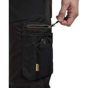 BLAKLADER - 179918609900D96 Craftsman <b>trousers</b> with <b>stretch</b> <b>Black</b> - EAN 7330509862988 WORK <b>TROUSERS</b> CARGO WORK <b>TROUSERS</b> - Product Image 4