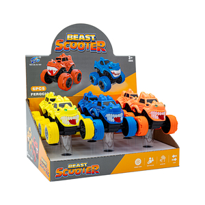 Halal Sweets Toy Candy Beast Scooter <strong>Monster</strong> Truck Toy Candy Fruit Flavor Hard Candy Children Party Novelty Candy and Sweets - Product Image 1
