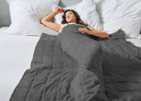 Nouvelle mode 100% coton sensoriel couverture pondérée thérapie matelassée maison voyage pique-nique pour adultes enfants étanche magnétique