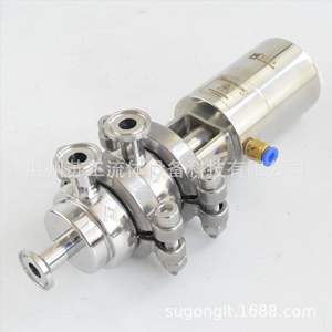 Mini-vanne directionnelle pneumatique en acier inoxydable - Product Image 1