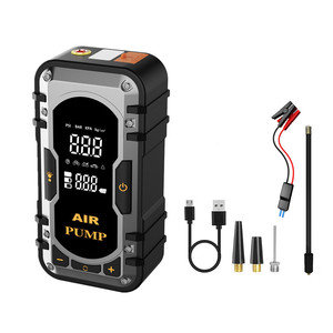 Démarreur de véhicule 12V 8000mAh, 4 en 1, booster de voiture d'urgence, gonfleur de pneus, charge rapide, lumière LED - Product Image 1