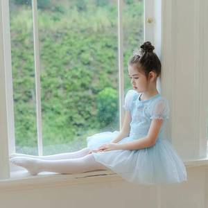 Robe de danse d'été à manches courtes pour filles, tenue de princesse pour enfants, costume de spectacle pour la Journée des enfants - Product Image 6