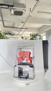Exprimidor de Naranjas Eléctrico con Carcasa de Acero Inoxidable, Extractor de Cítricos <span class=keywords><strong>para</strong></span> Mostradores de Bebidas - Product Image 4