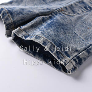 Baju Kodok Denim Bayi Laki-laki, Jumpsuit Denim Celana Pendek Jeans Musim Panas 2020 - Product Image 6