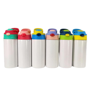 Quisub — gobelets de Sublimation pour enfants, tasses droites en acier inoxydable, pour sublimation, 12oz, haute qualité, offre spéciale - Product Image 1