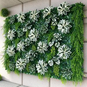 Panel de Pared Verde Artificial Realista Personalizado Jardín <span class=keywords><strong>Vertical</strong></span> con Césped Sintético para Uso Doméstico y Comercial - Product Image 4