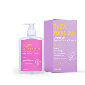 Etiqueta privada Gel de bronceado brillante Crema de bronceado intensivo de bronceado oscuro Gel de autobronceado orgánico para interiores - Product Image 4