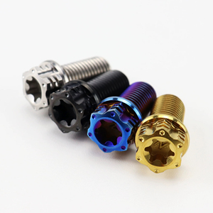 Cường độ cao M8 <span class=keywords><strong>Hex</strong></span> mặt bích Titan bu lông tùy chỉnh GR5 ốc vít kẽm mạ nhôm Nut và vít DIN tiêu chuẩn - Product Image 3