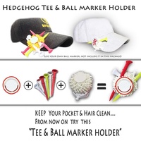 Clip de chapeau de marqueur de balle de golf de haute qualité avec support magnétique et de t-shirts de golf avec t-shirt 1 pièce