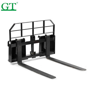 Accesorios para Minicargadora: Horquilla, Cuchara, Placa de Enganche Rápido, <span class=keywords><strong>Hoja</strong></span> de Bulldozer, Martillo Hidráulico, Garra para Madera y Piedra - Product Image 4