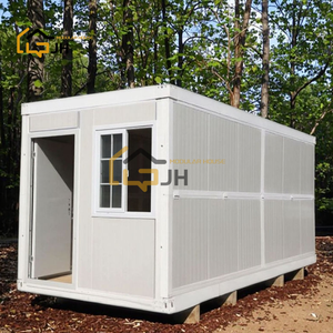 Nhà di động bằng thép gấp gọn, thiết kế theo yêu cầu của người nổi tiếng mạng xã hội, dùng làm quầy bán đồ ăn nhẹ, quán trà sữa & cà phê, cửa hàng thương mại lưu động - Product Image 4