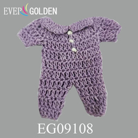 Mini Häkel-Jumpsuits Nachthemd Handgemachtes Babyparty-Geschenk & Taufgeschenk 100% Baumwolle Halloween-Dekoration