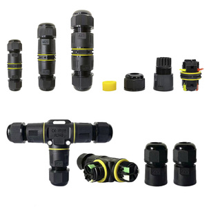 Bán Sỉ Dây Điện 4 Chân M25 Đầu Nối Loại T 3 Lõi M20 Ngoài Trời Đầu Nối M16 Bằng Nhựa Nylon Chống Thấm Nước IP68 CE - Product Image 2