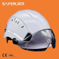 Casque de sécurité léger 2025 pour ouvriers du bâtiment, avec protège-oreilles, en ABS, haute résistance aux chocs