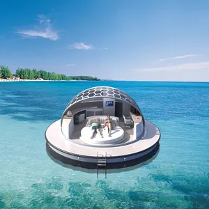 2023 новый дизайн Остров современный плавучий дом отель высокого качества лодочный дом сборный плавающий