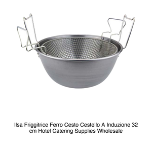 Freidora de Hierro con Cesta de 32 cm de Diámetro y Cesta de Inducción de Ilsa - Product Image 2