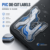 Autocollants personnalisés avec logo de marque, étiquettes rondes en rouleau pour emballages cosmétiques, autocollants en vinyle