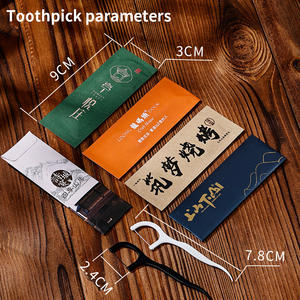 Filo Interdentale in Plastica con Logo Personalizzato, Confezionato Singolarmente, Usa e Getta per Ristoranti, Forma a Y Piatta, Marchi di Filo Interdentale Confezionato Singolarmente - Product Image 4