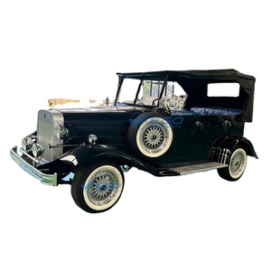 Fashion Black Vintage Classic Electric Retro Car With Black Canopy Glossy Retro Body, Smooth Eco Ride Custom Photo Vehicle - Product Image 2
