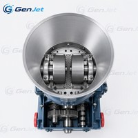 Machine à granulés d'aliments pour animaux GenJet 9KL-210 Diesel 18HP 200-300 Kg/h avec matrice plate de 198 mm et 2 rouleaux pour l'alimentation des volailles et du bétail