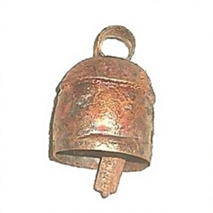 Campana de Viento de Bronce Antiguo, Redonda, Fundida, Decoración para el Hogar, Artesanía Metálica - Product Image 1