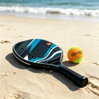 Fabricant chinois de balles de tennis de plage ITF personnalisées et durables pour le marché brésilien, étape 2, en acrylique, sports et divertissements
