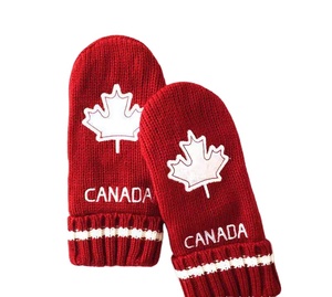 <span class=keywords><strong>Guantes</strong></span> de Punto Grueso para Jóvenes o Adultos, Forrados de Felpa, Cálidos para Invierno, Lisos, para Uso Diario, Ecológicos, para el Mercado Canadiense - Product Image 4