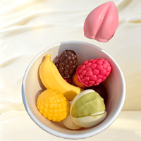 Crème glacée 3D en forme de fruits, mini, très populaire, saveurs mangue, myrtille, raisin, pêche, citron