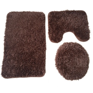 Set di 3 <span class=keywords><strong>Tappeti</strong></span> da <span class=keywords><strong>Bagno</strong></span> <span class=keywords><strong>Moderni</strong></span> Morbidi e Assorbenti, Tappetino <span class=keywords><strong>per</strong></span> WC e <span class=keywords><strong>Bagno</strong></span> in Morbida Fibra Soffice - Product Image 5