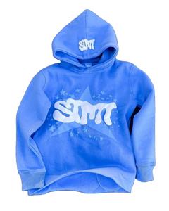 Custom Raw Edge <b>Hoodie</b> <b>Men</b> Heavyweight Puff Printing Raw Hem <b>Hoodie</b> for <b>Men</b> - Product Image 3