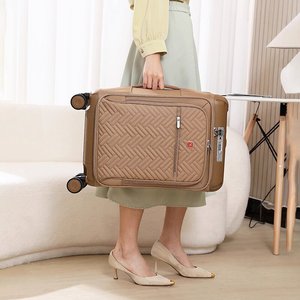 <span class=keywords><strong>Valise</strong></span> de voyage de luxe pour hommes et femmes, grande taille, poignée large, roues pivotantes à 4 roues, <span class=keywords><strong>valise</strong></span> de <span class=keywords><strong>cabine</strong></span> moderne en Oxford, ensembles de bagages 20-24-28 pouces - Product Image 6