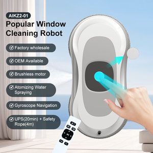 Robot de nettoyage de vitres intelligent (IA) pour optimiser l'efficacité des installations – Vente directe usine B2B – Couverture à 99 % – Autonomie de 3,5 h – Lave-vitres extérieur - Product Image 2