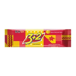 Biscuits sandwich soda 3+2, 125g, sucre, 24 paquets, salés, croustillants, faible teneur en matières grasses, épices, herbes, collations pour enfants, processus de roulage, en vrac - Product Image 6