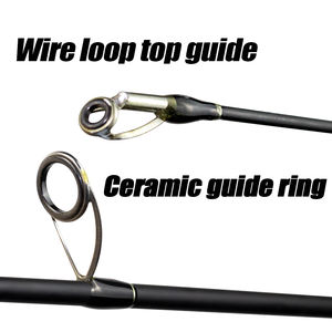 Caña <span class=keywords><strong>de</strong></span> pescar <span class=keywords><strong>de</strong></span> bajura FUJI, juego <span class=keywords><strong>de</strong></span> luz <span class=keywords><strong>de</strong></span> guía personalizada, acción UL/L, 1 pieza, caña <span class=keywords><strong>de</strong></span> carbono giratoria <span class=keywords><strong>de</strong></span> 2,15 M para trucha, pez Roca, lubina - Product Image 5