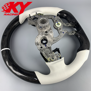 Volante Deportivo Personalizado de Fibra de Carbono y Cuero, Estilo Racing, para Hyundai Elantra N, I20, I20N, I30, I30N, Veloster N 2018-2026 - Product Image 3