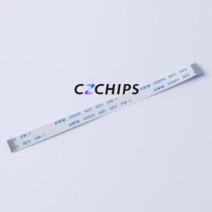 FC-0.5B-12P-100mm FFC Cable (Flexible Flat Cable) P=0.5mm Connector 12P 0.5mm 0.3mm Non-Inverting - Product Image 1