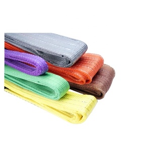 3000KG 3トンイエローEN1492-1標準ポリエステルフラットリフティングスリング構造リフティングスリングベルト1m 2m 3m 4m 5m 6m 8m 10m - Product Image 4