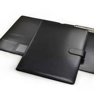 <b>A4</b> Padfolio PU Leather Portfolio Organizer PU File <b>Document</b> <b>Folder</b> With Wirting Pad <b>Folder</b> - Product Image 5