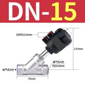 TOYI 304/316 paslanmaz çelik pnömatik iplik açı koltuk vana ile plastik aktüatör Piston gaz kontrol yapısı vakum buhar - Product Image 2